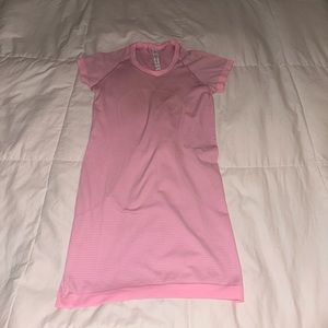 Pink swiftly short sleeve top